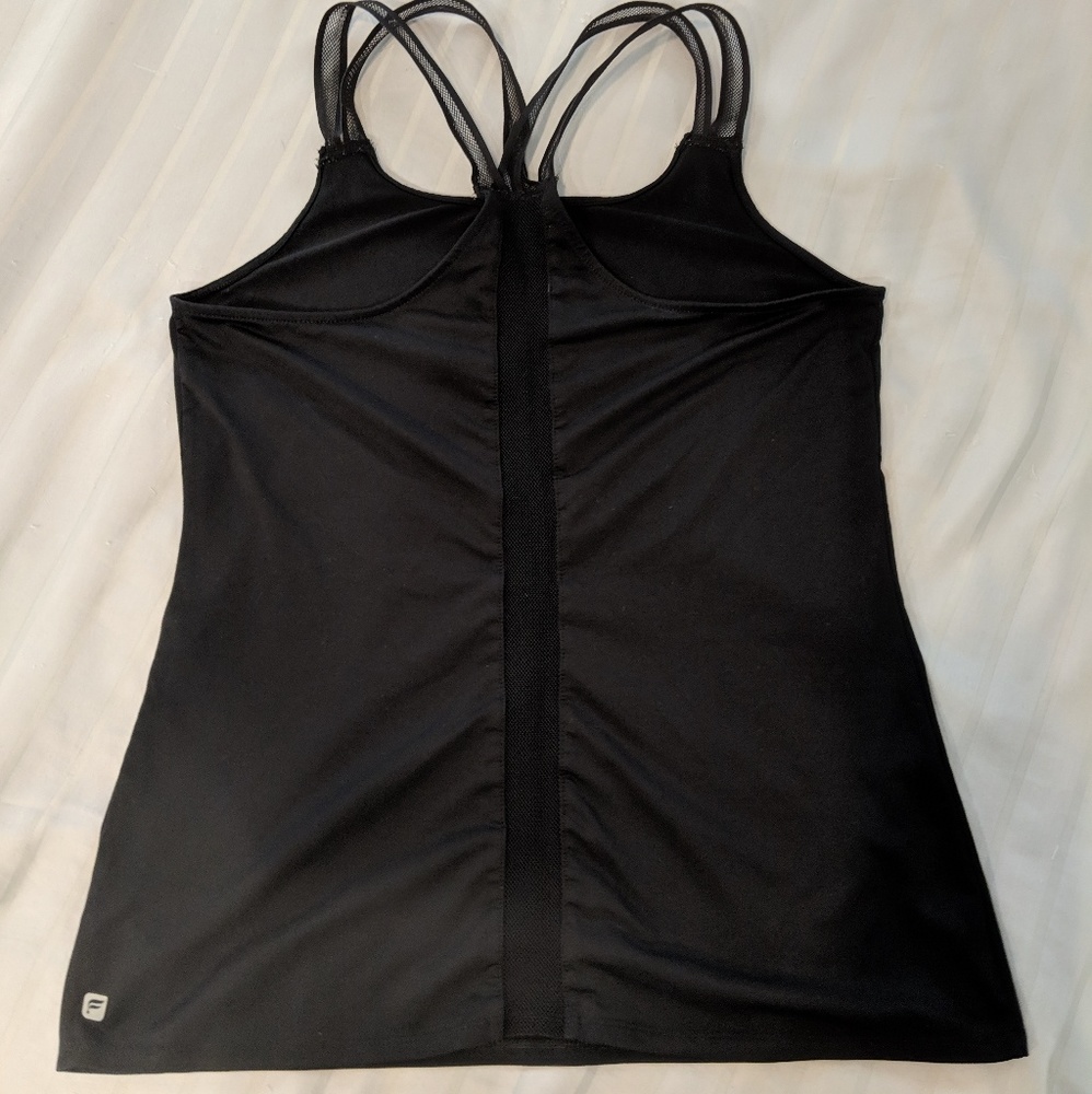 Black tank top